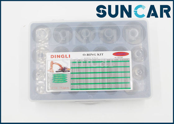 kopen De standaard van de O-ringskit box van Hitachi Excavato van de Olieverbinding Uitrustingen van de de O-ringsreparatie voor het Verzegelen online manufacture