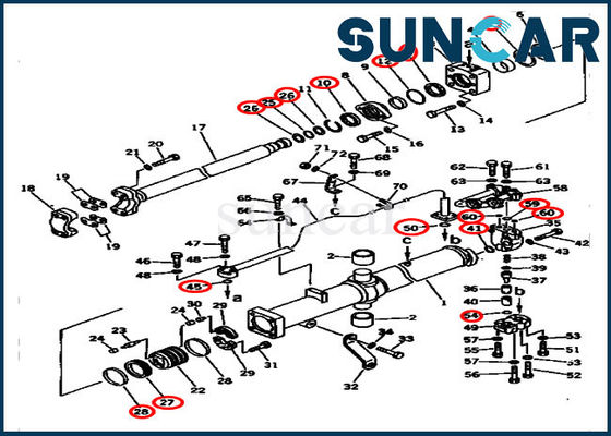 kopen D275a-2 Binnenstee gedeelten 707-99-45525 Verbinding Kit Lift Cylinder van KOMATSU online manufacture