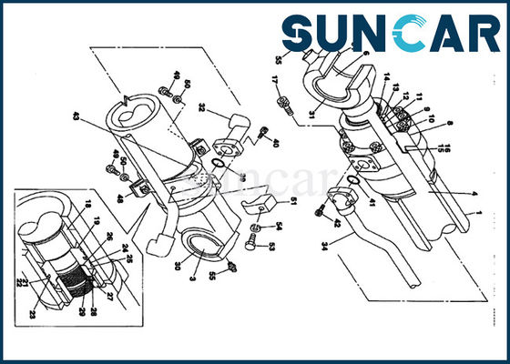 kopen LZ00450 COMPUTER-AIDED SOFTWARE ENGINEERING Graafwerktuig Bucket Cylinder Seal Kit Fits Model CX130 CX135SR CX210LR CX240LR online manufacture