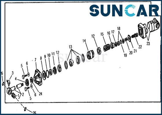 kopen RE21210 de hydraulische van de de Cilinderverbinding van de Vervangingsboom Uitrustingen 890A John Deere Repair Oil Seal online manufacture