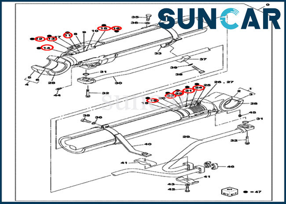kopen LZ007110 het COMPUTER-AIDED SOFTWARE ENGINEERING van Kit Cylinder Replacement Kits Fits CX800B CX800 van de boomverbinding online manufacture