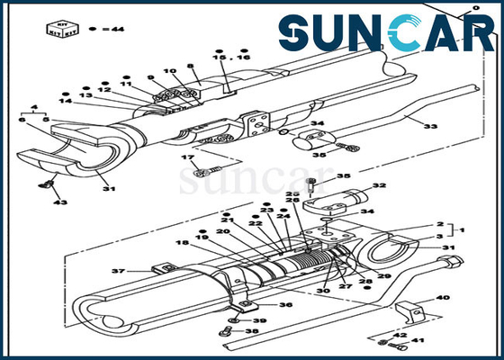 kopen COMPUTER-AIDED SOFTWARE ENGINEERING Dipper/van de de Uitrustingslz011200 Cilinder van de Wapenverbinding de Vervanging Kit Fits Excavator CX210C LC CX210D LC online manufacture