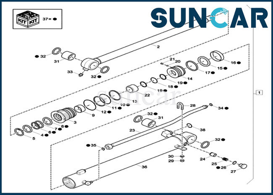 kopen XKCC00973 Dipper de Reparatieuitrusting xkcc-00973 COMPUTER-AIDED SOFTWARE ENGINEERING CX60C Mini Crawler Excavator Sealing Kit van de Cilinderverbinding online manufacture